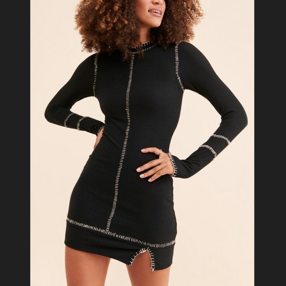 Free People Miranda sweater mini dress